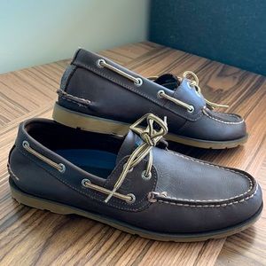 Mens Sperry leather boat shoe